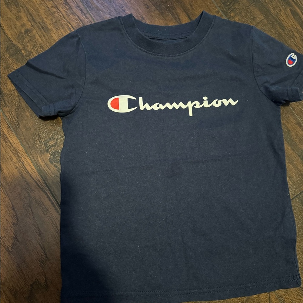 Champion Shirt Little Boys S 6 Dark Blue